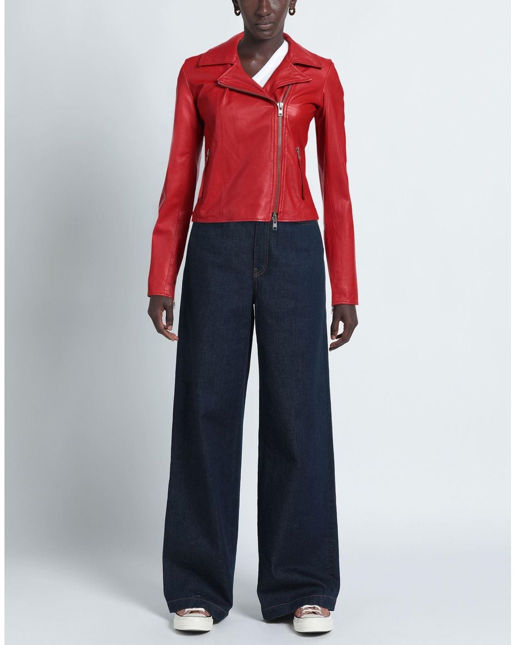 Bully Red Jacket Lambskin