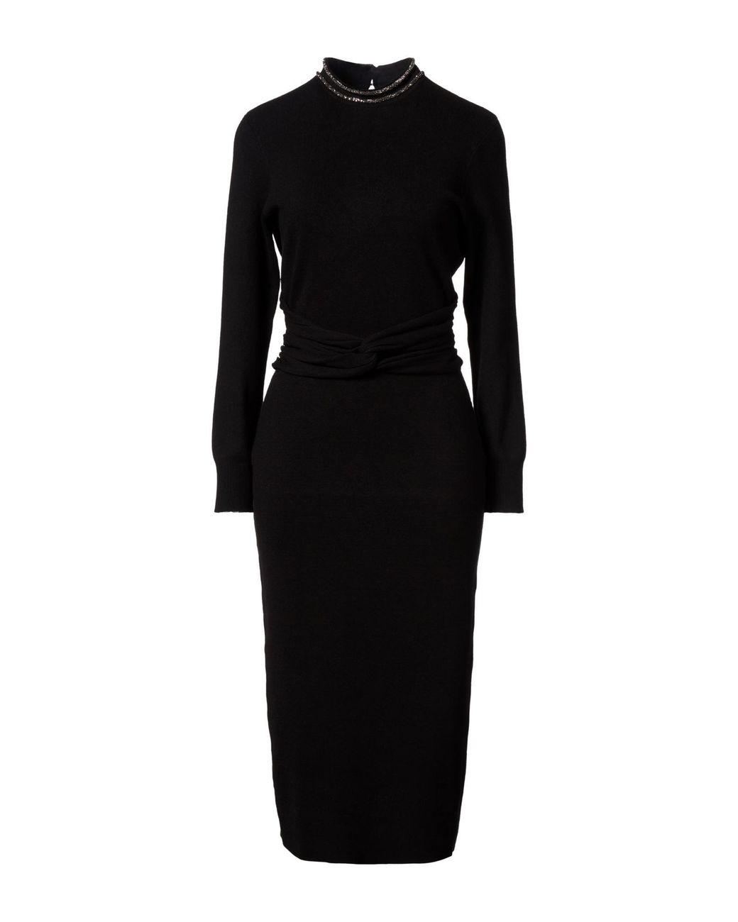 Nenette Black Midi Dress