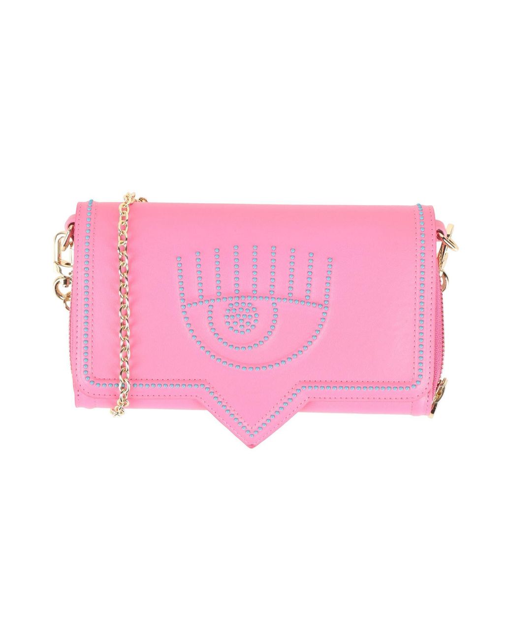 Chiara Ferragni Pink Crossbody Wallets