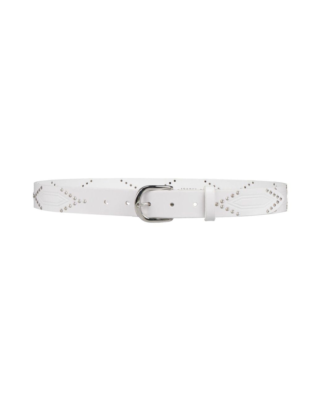 Isabel Marant White Belt Cowhide, Copper, Metal