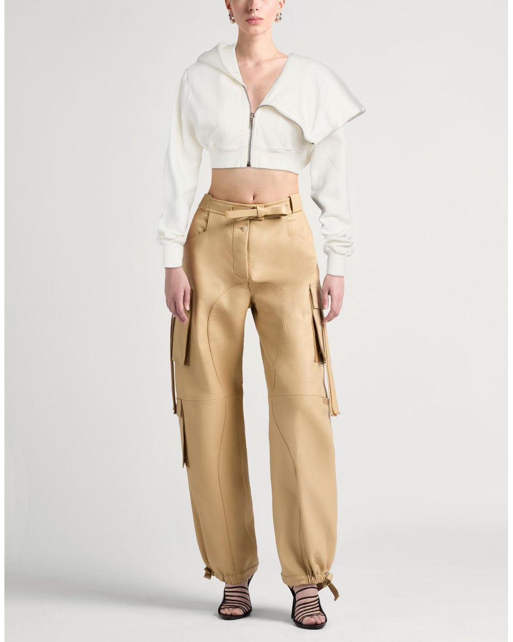 Rick Owens White Sweatshirt Cotton