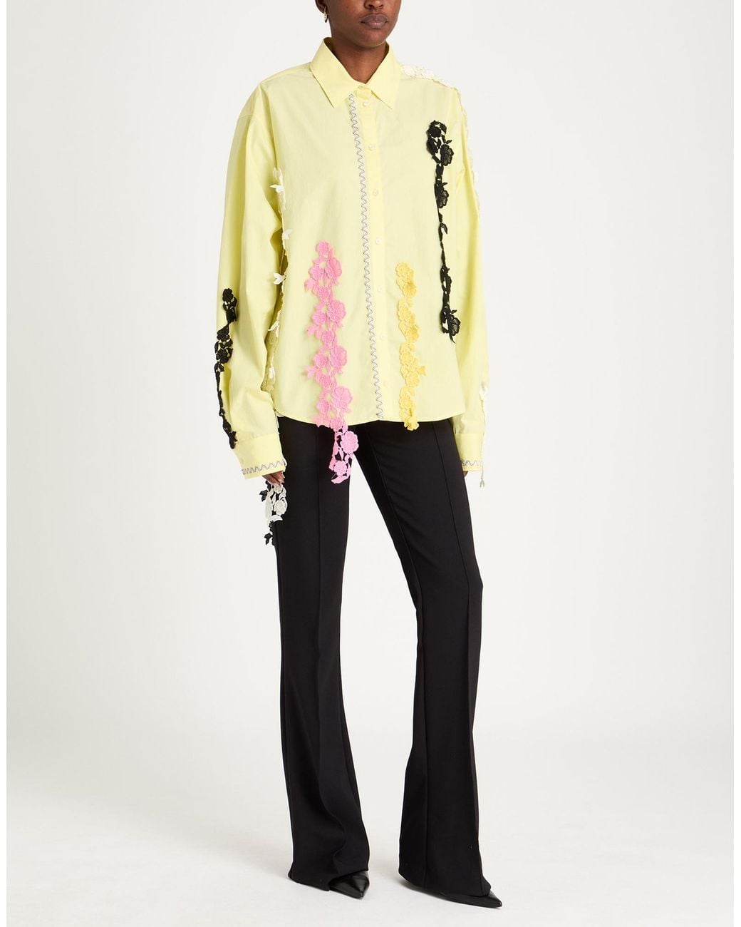 MSGM Yellow Hemd