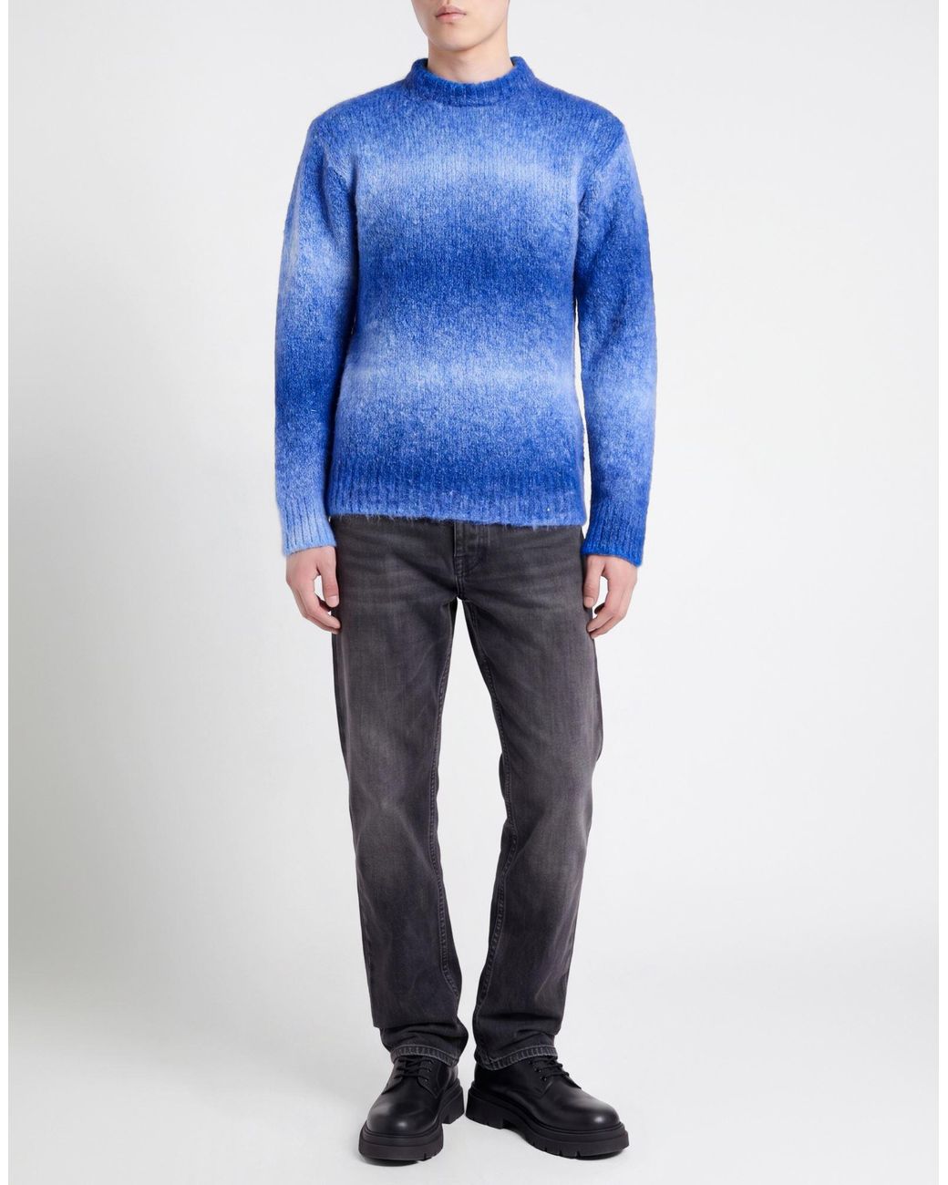 Roberto Collina Blue Sweaters for men