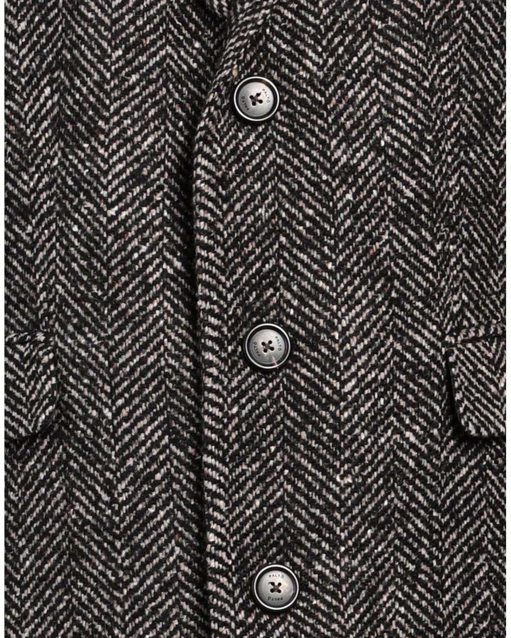 Paltò Gray Coat for men