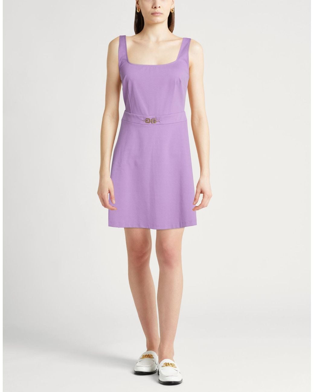Gaelle Paris Purple Mini Dress