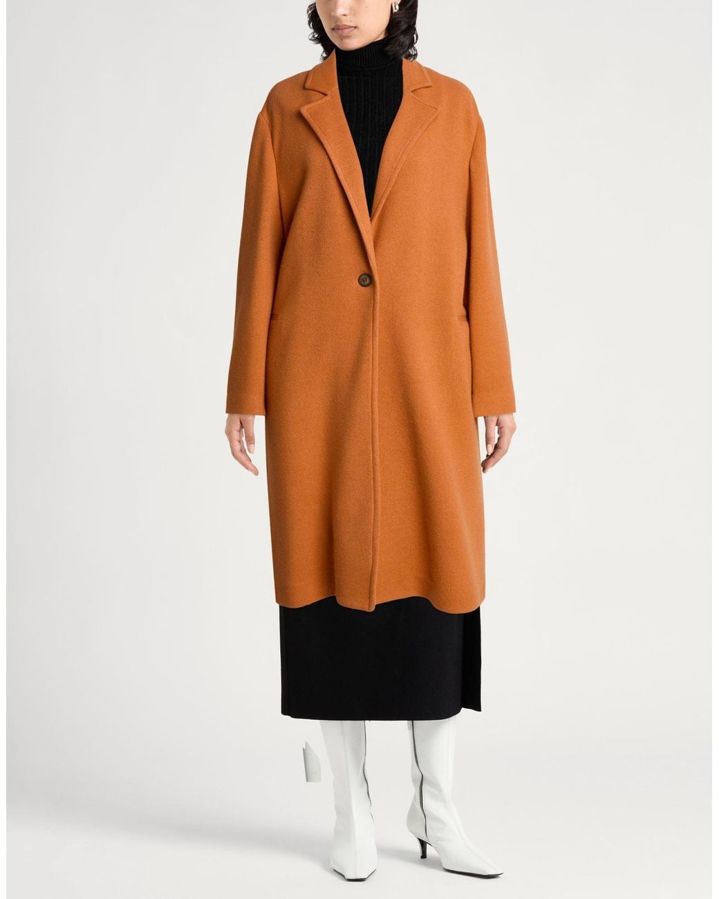 120% Lino Orange Coat