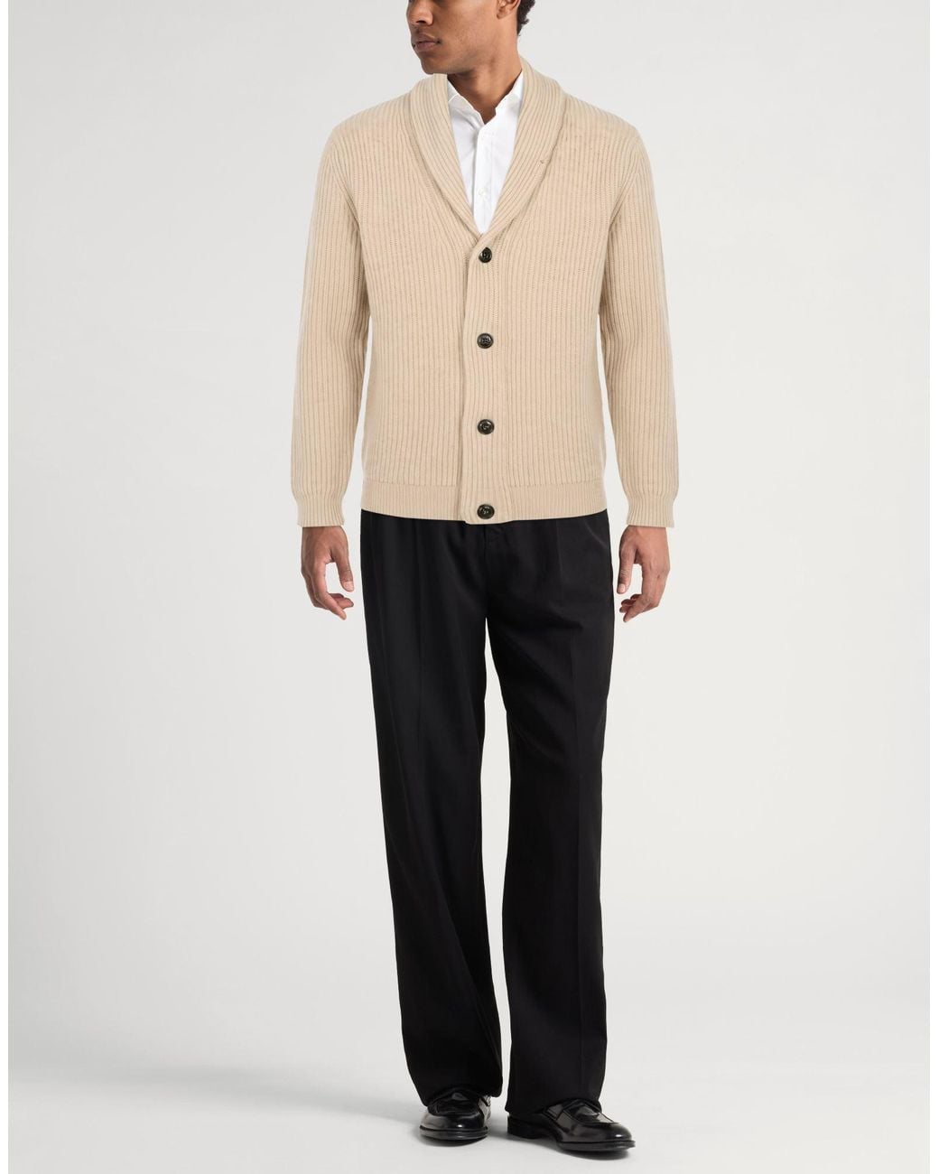 Peuterey Natural Cardigan Wool for men