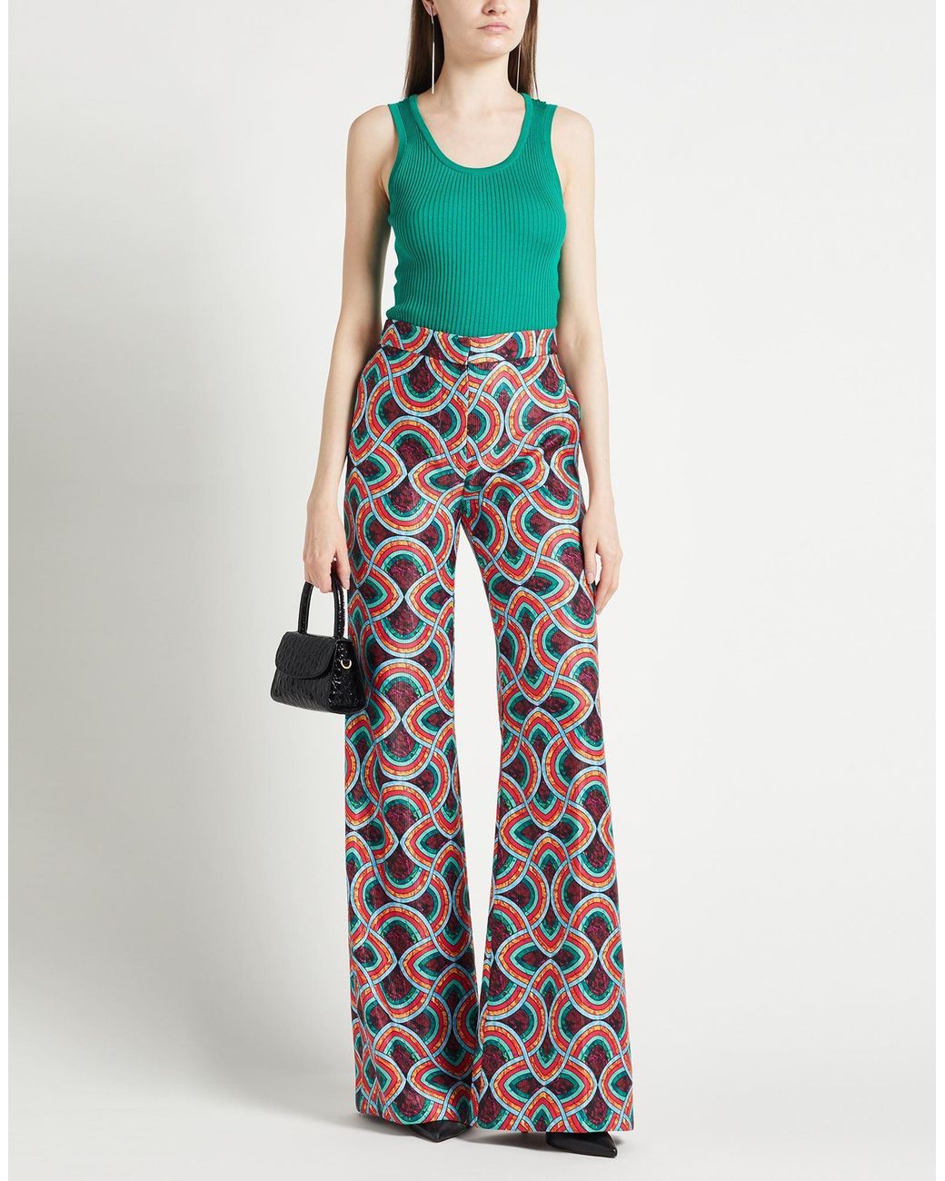 Halpern Green Pants Polyester