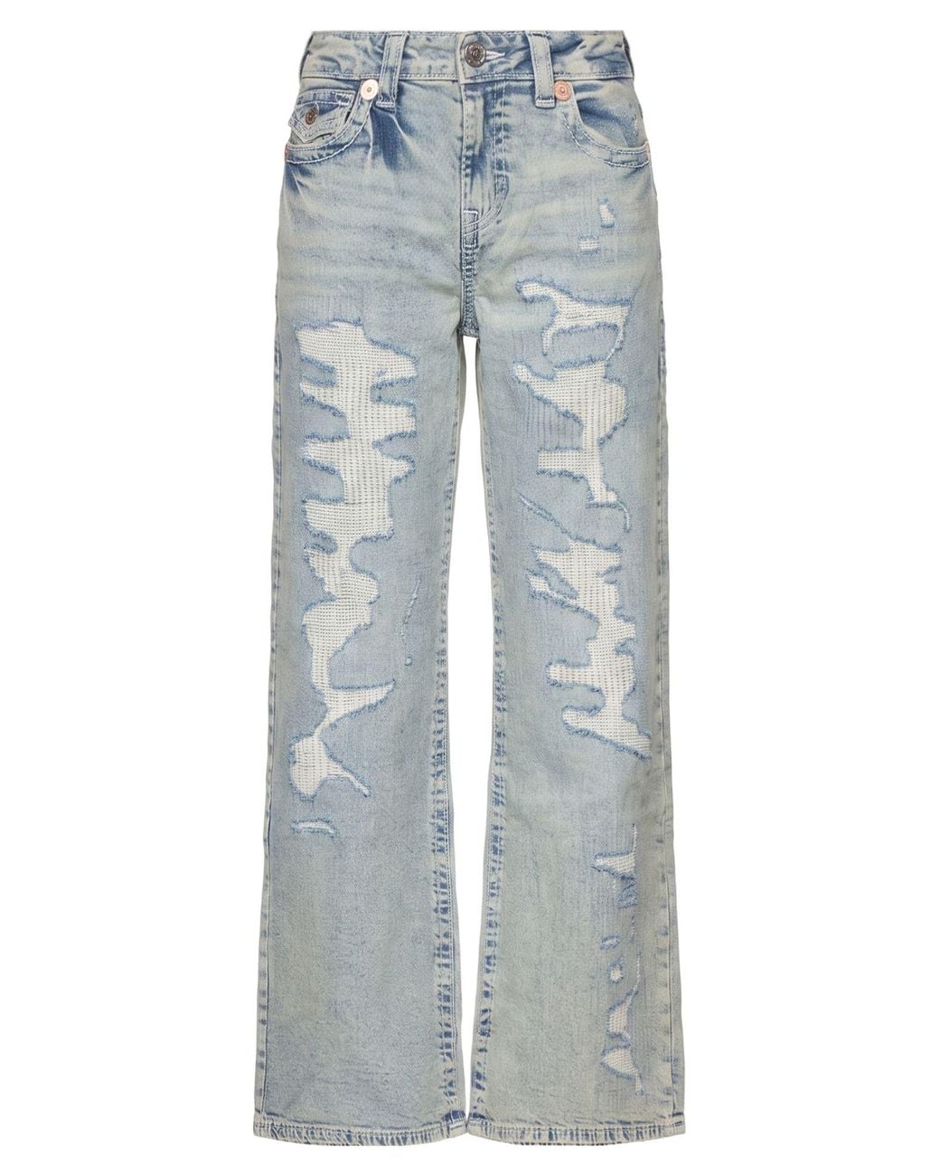 True Religion Blue Jeans Cotton, Elastane