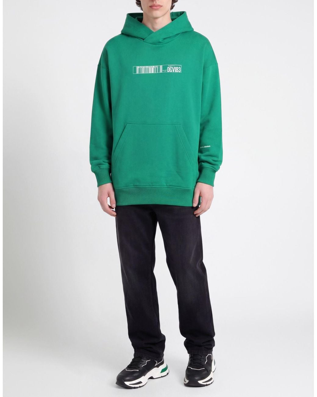 Dolce & Gabbana Green Sweatshirt Cotton for men