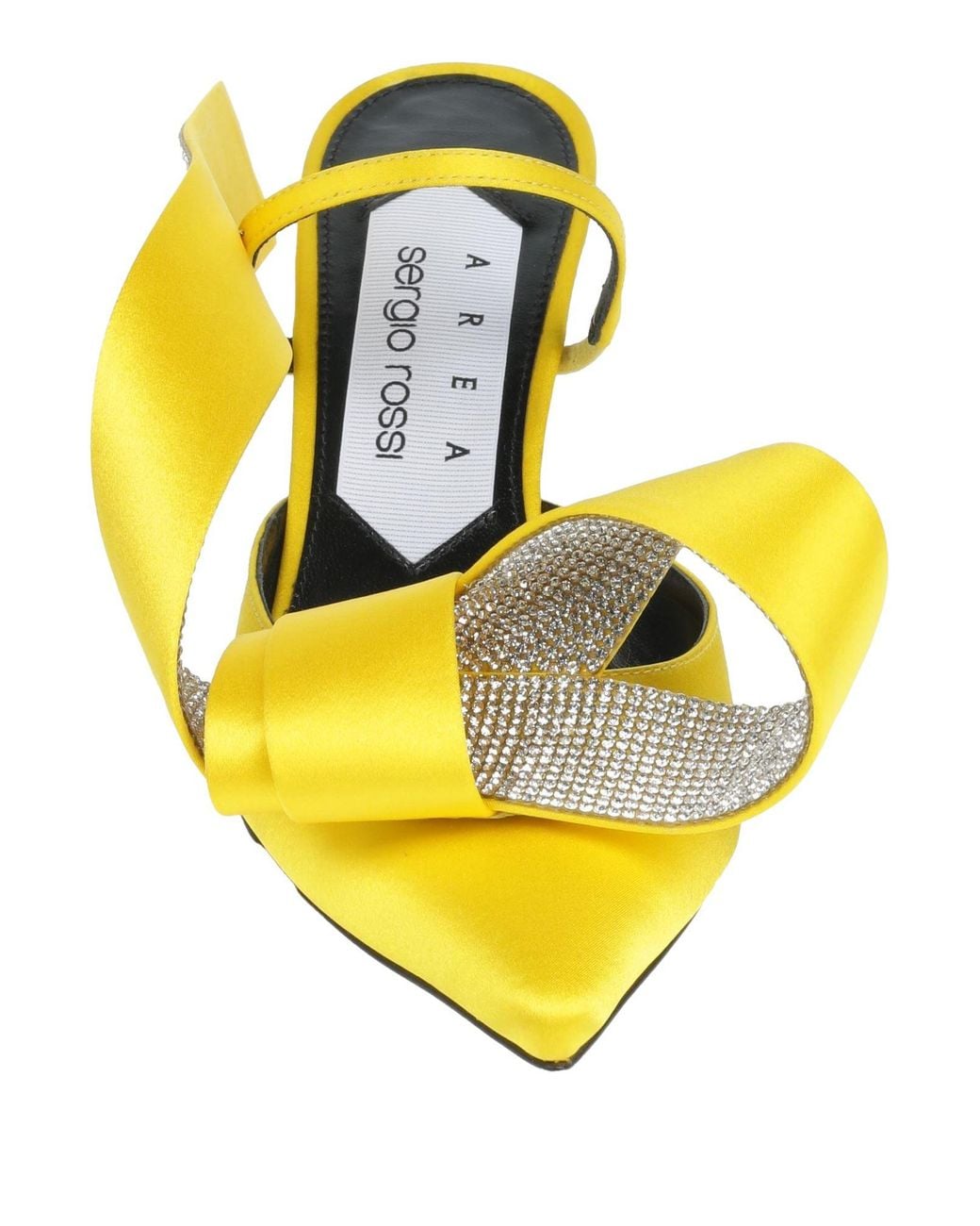 AREA X SERGIO ROSSI Yellow Mules & Clogs