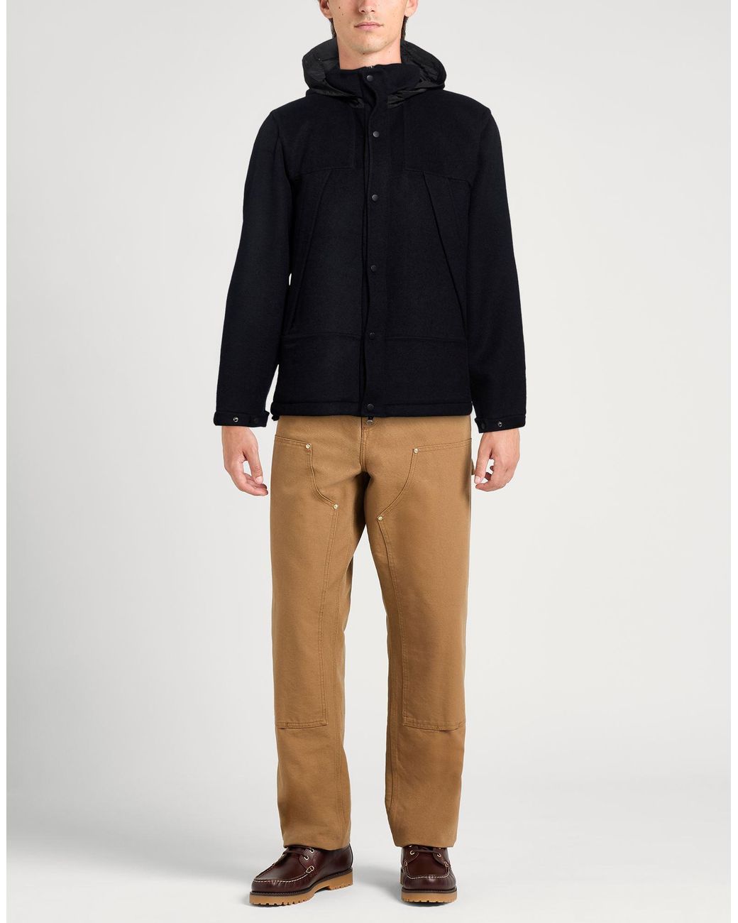 Paltò Blue Guardaroba Jacket Wool, Nylon for men