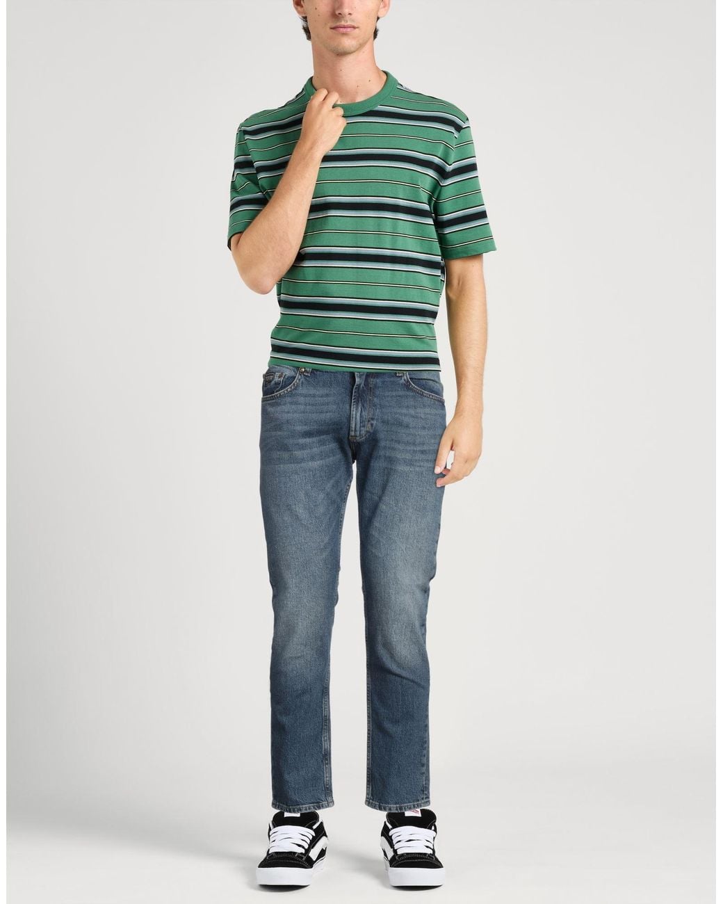 Versace Jeans Couture Blue Jeans Cotton, Elastane for men