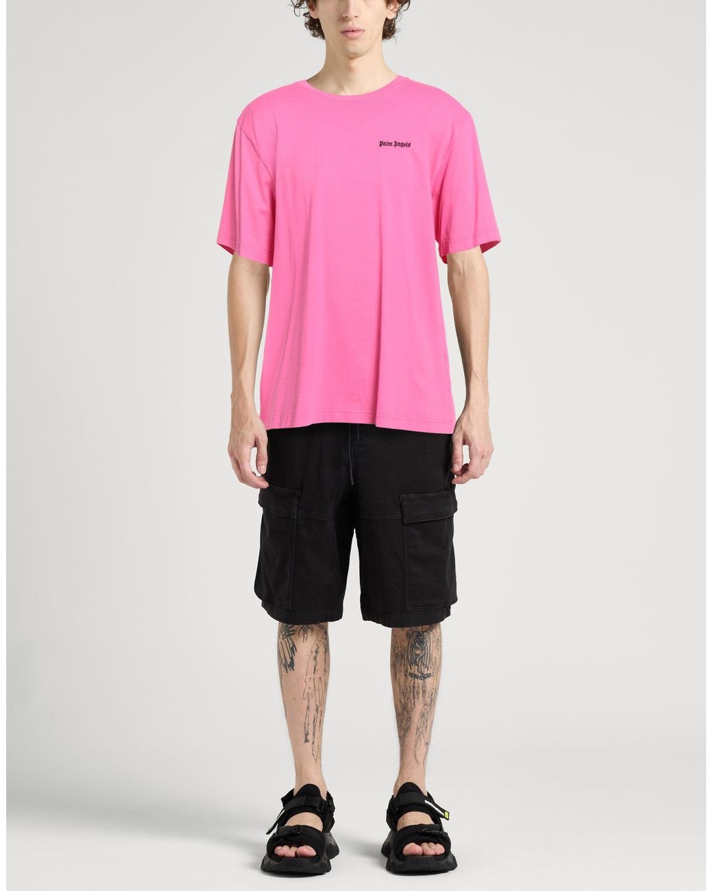 Palm Angels Pink T-shirt for men