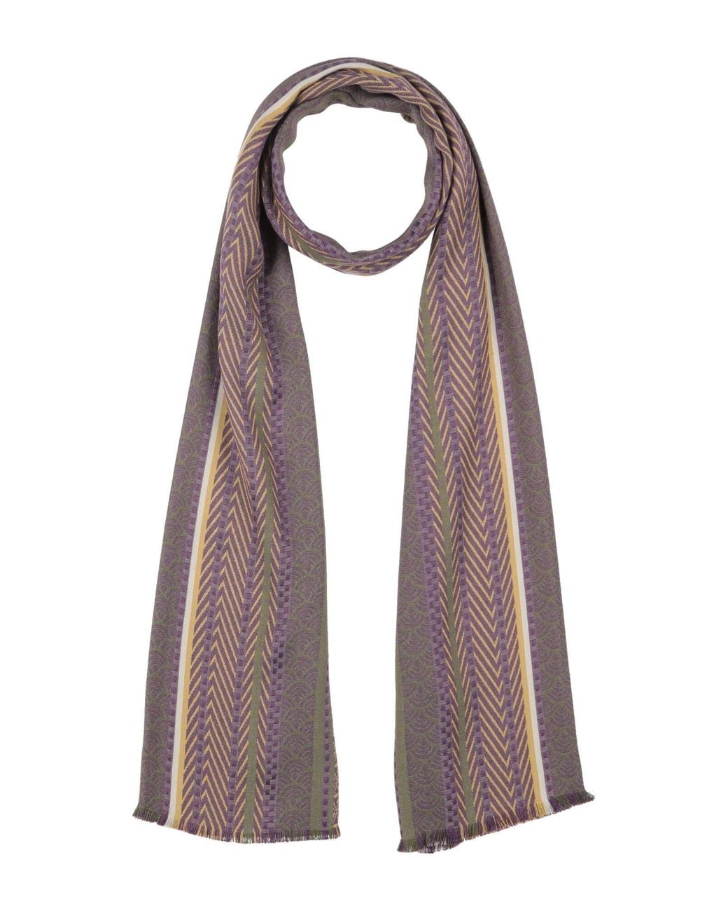 Bufanda Missoni de hombre de color Purple