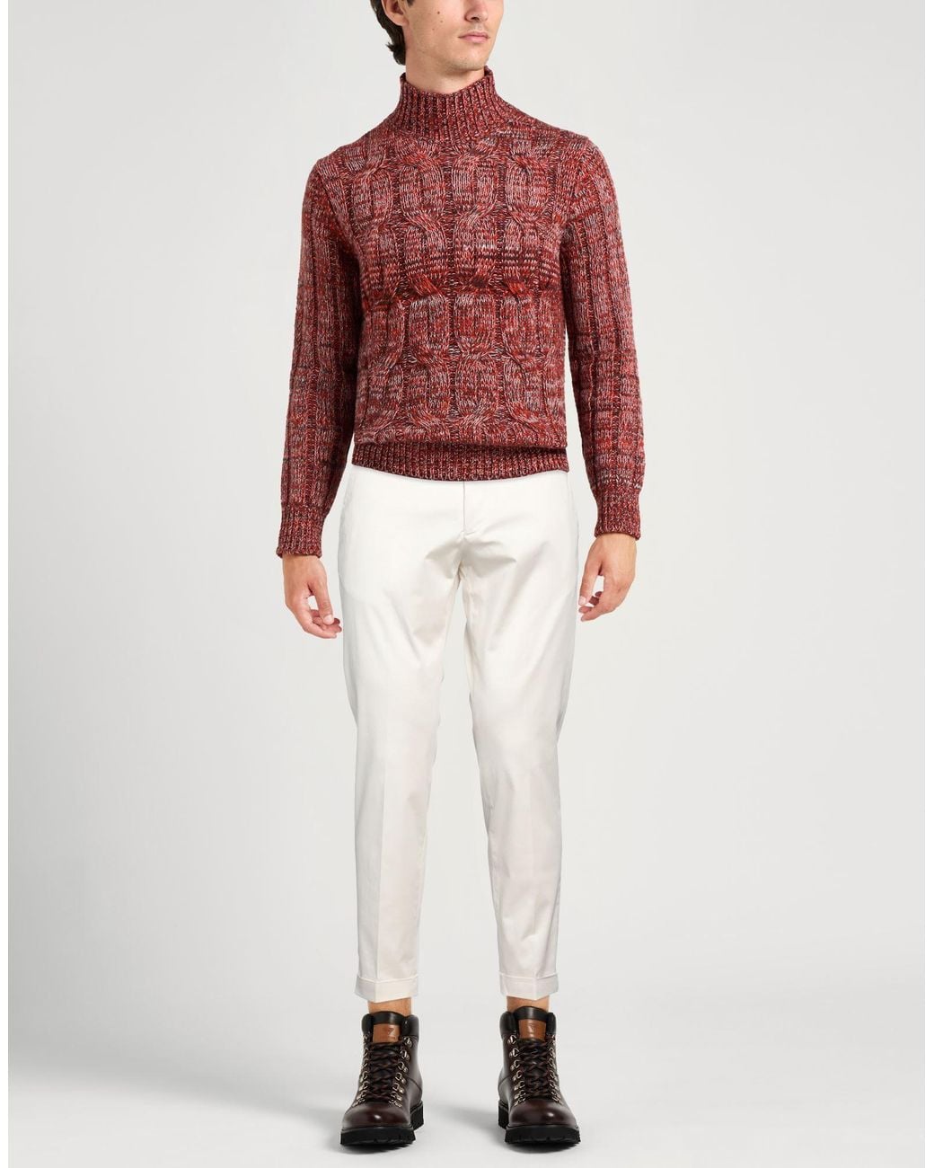 Michael Coal White Trouser for men