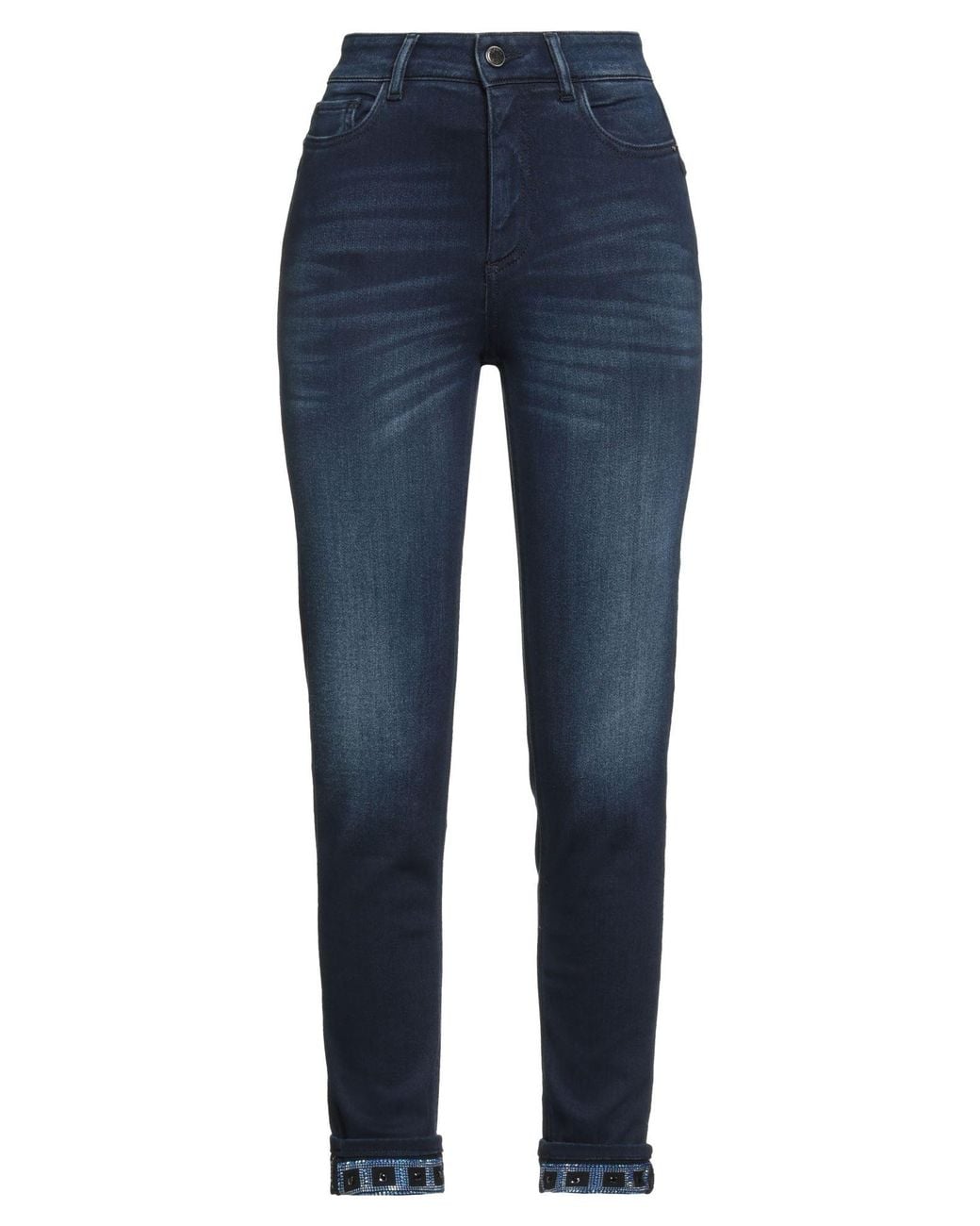 Angelo Marani Blue Jeans Cotton, Polyester, Viscose, Elastane