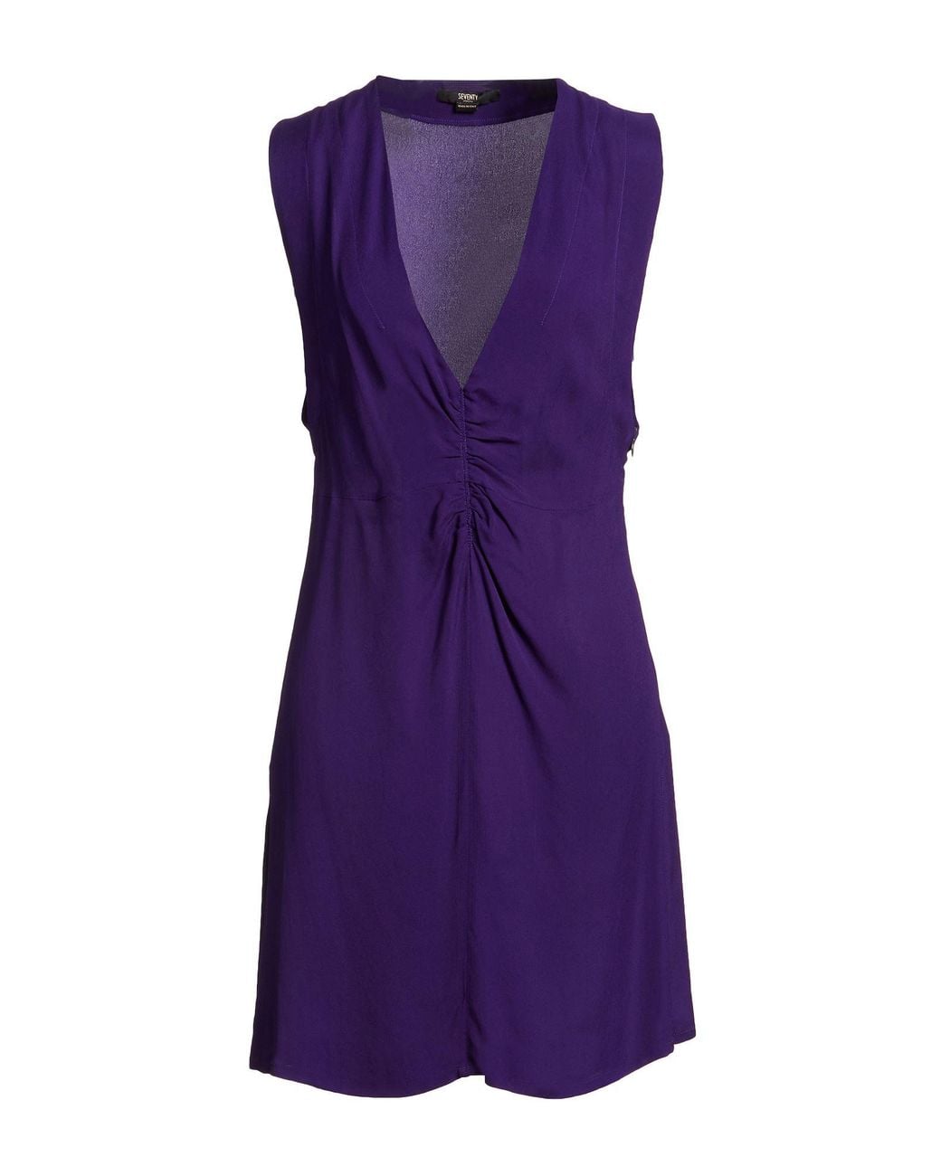 SEVENTY VENEZIA Purple Mini Dress Viscose