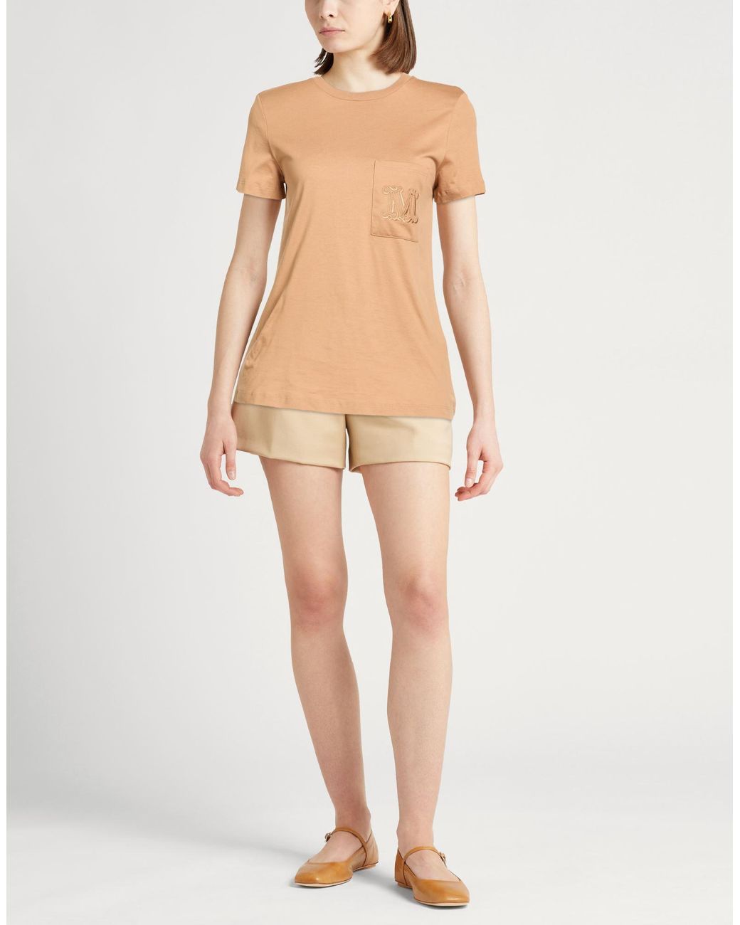 Max Mara Natural T-Shirt Cotton