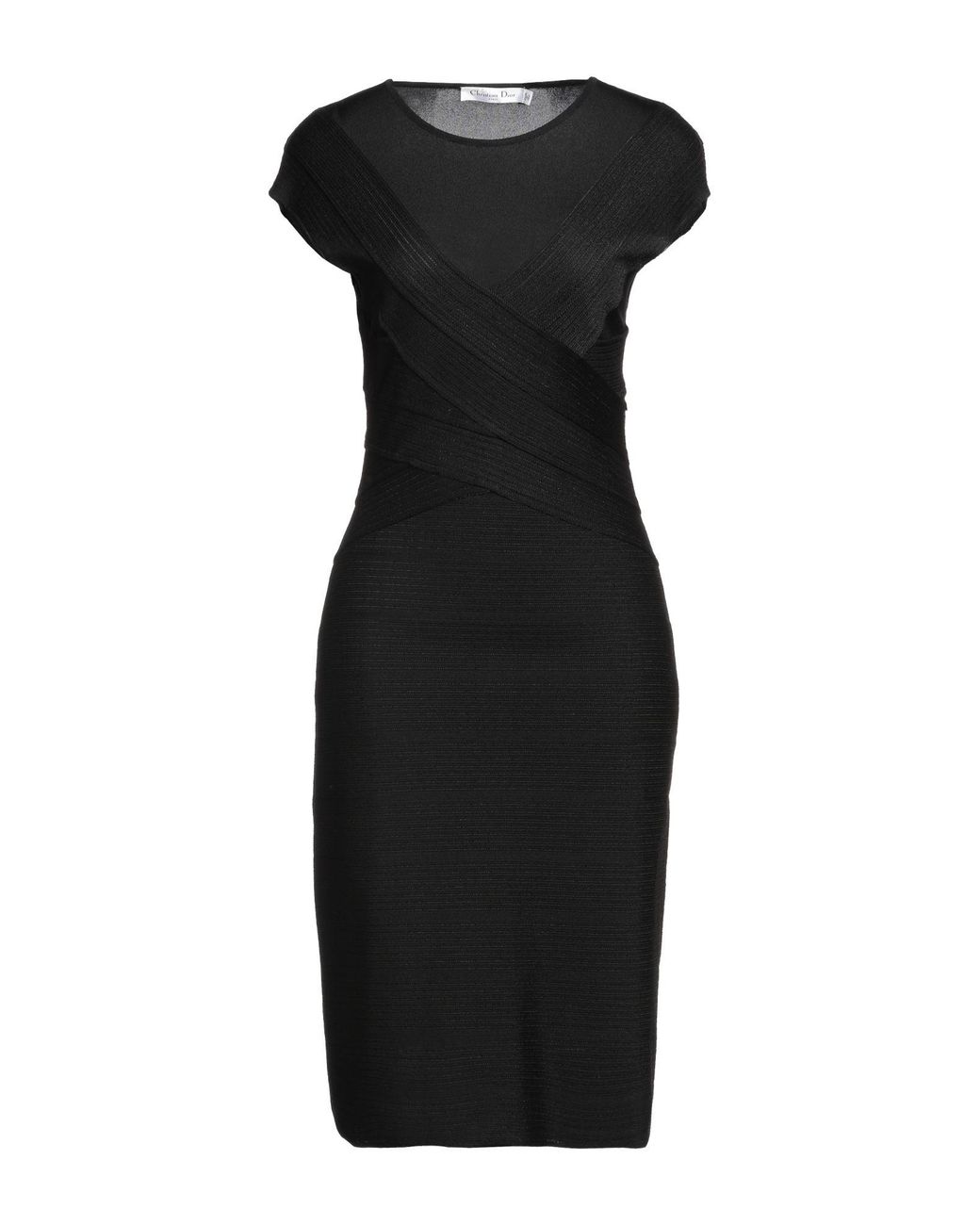 Dior Midi Dress in Black | Lyst