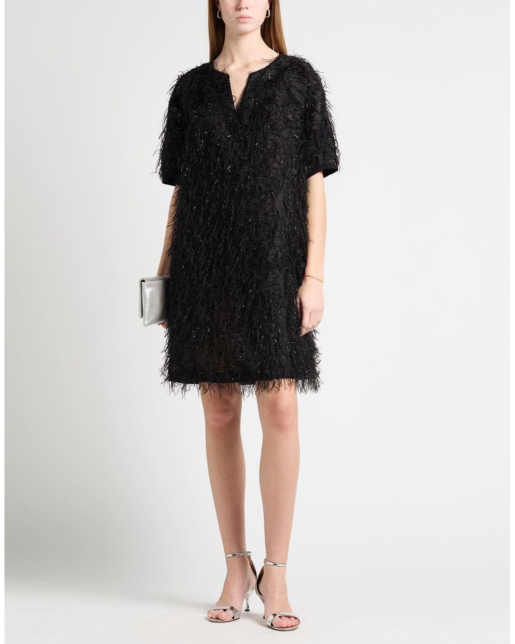 Shirtaporter Black Mini Dress