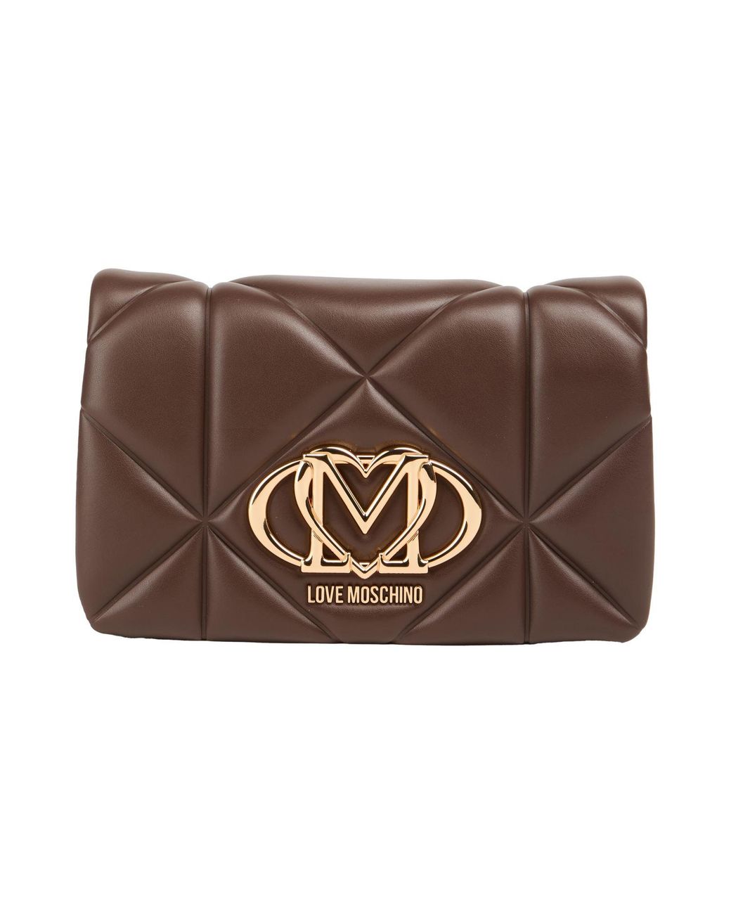 Love Moschino Brown Clutches