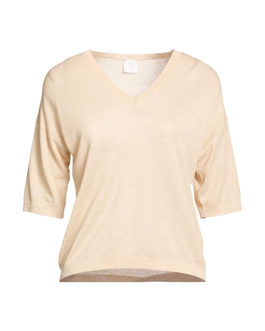 Pullover Eleventy de color Natural