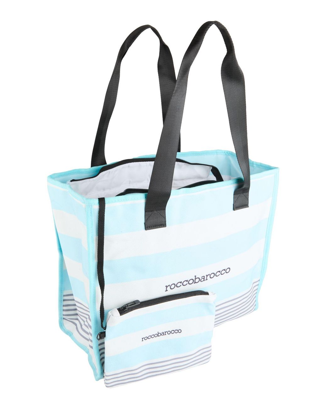 Rocco Barocco Blue Shoulder Bag