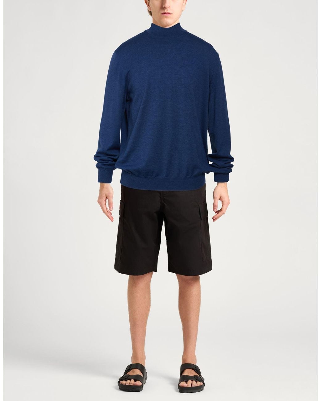 Gran Sasso Blue Turtleneck for men