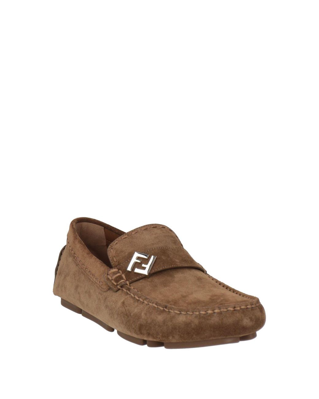 Fendi Brown Loafers Leather for men