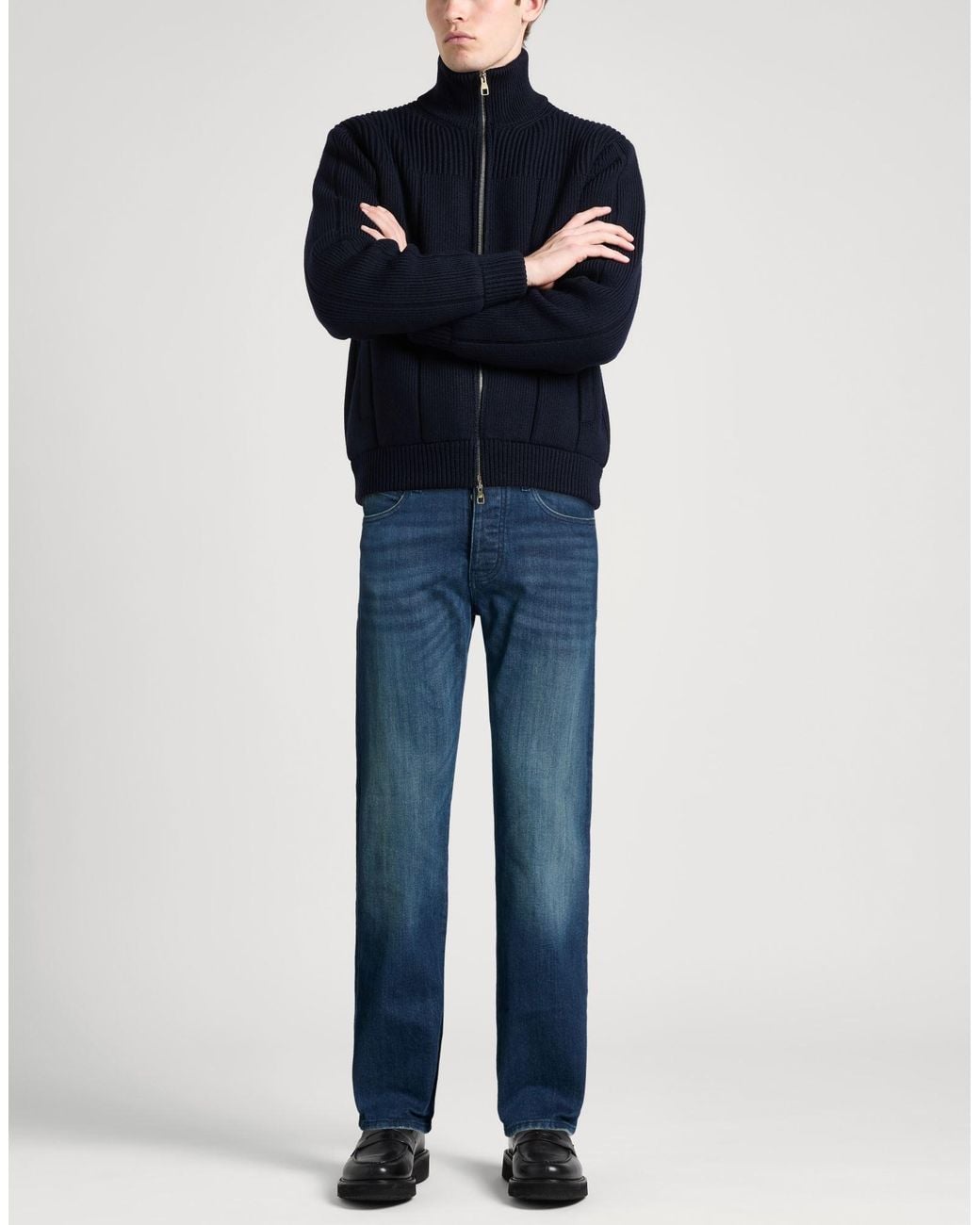 Armani Jeans Blue Jeans Cotton, Elastane for men