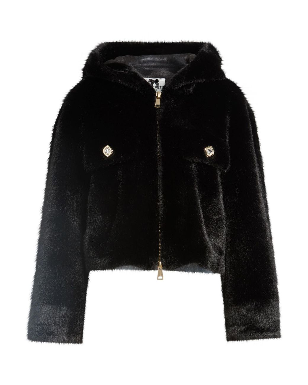 No Secrets Black Shearling & Teddy