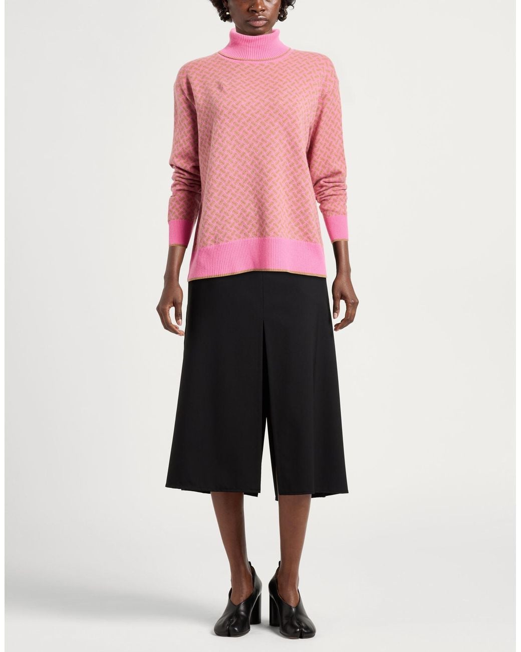 Drumohr Pink Rollkragenpullover