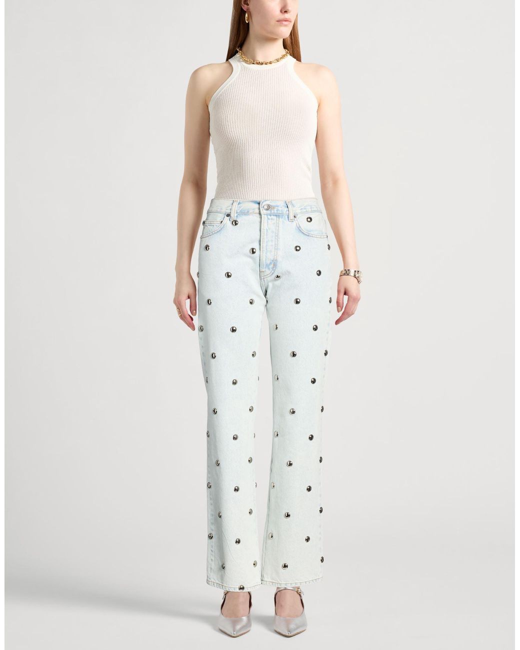 Fiorucci White Jeans Cotton