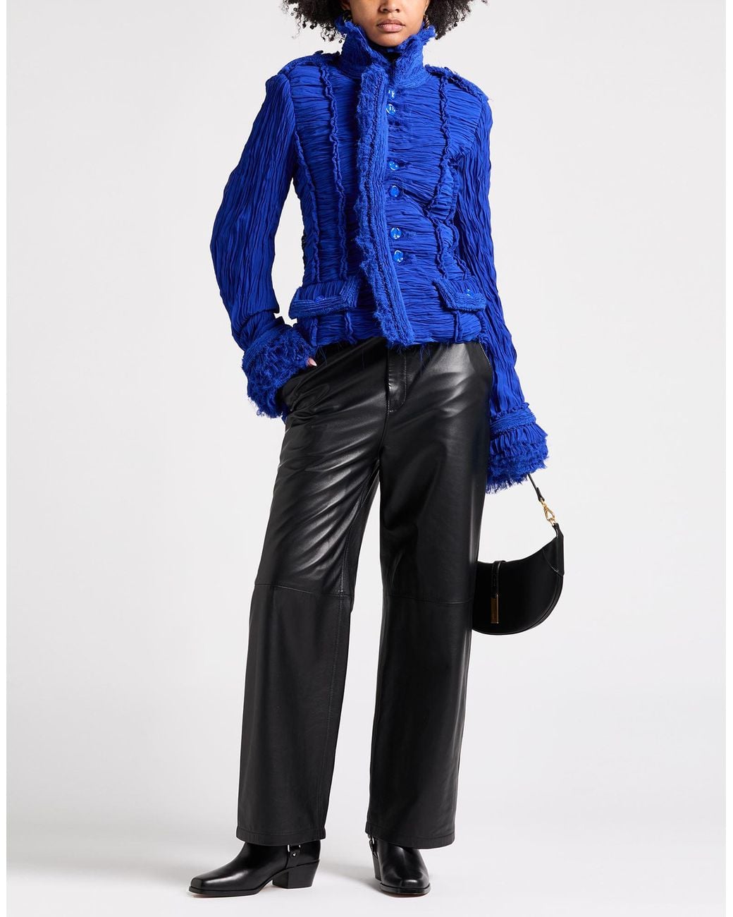 Burberry Blue Jacket Polyester