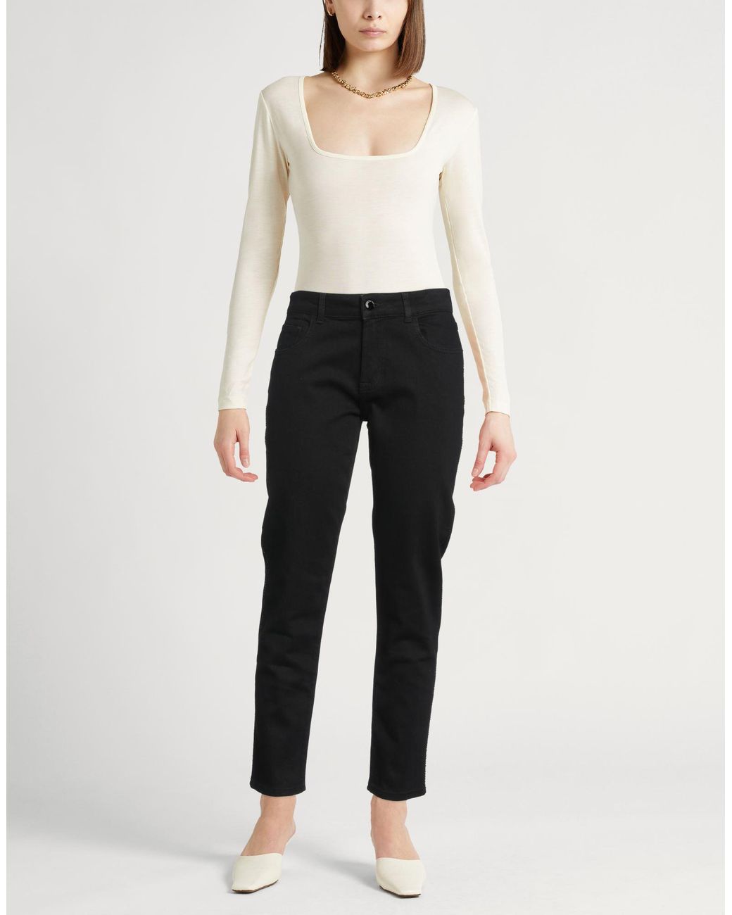 Emporio Armani Black Jeans