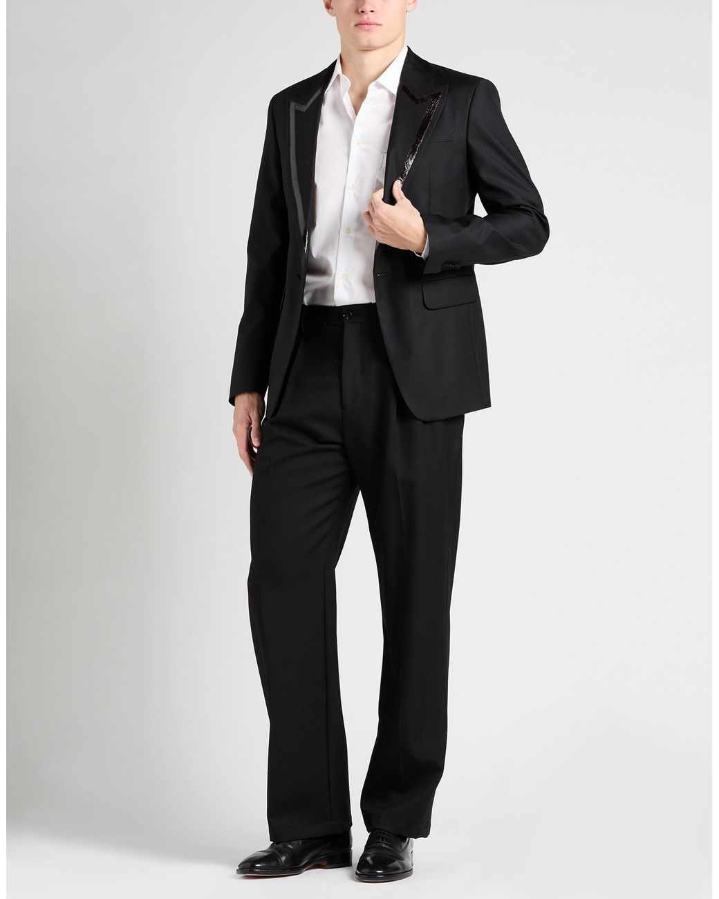 DSquared² Black Blazer Virgin Wool, Silk, Polyester, Polyamide for men