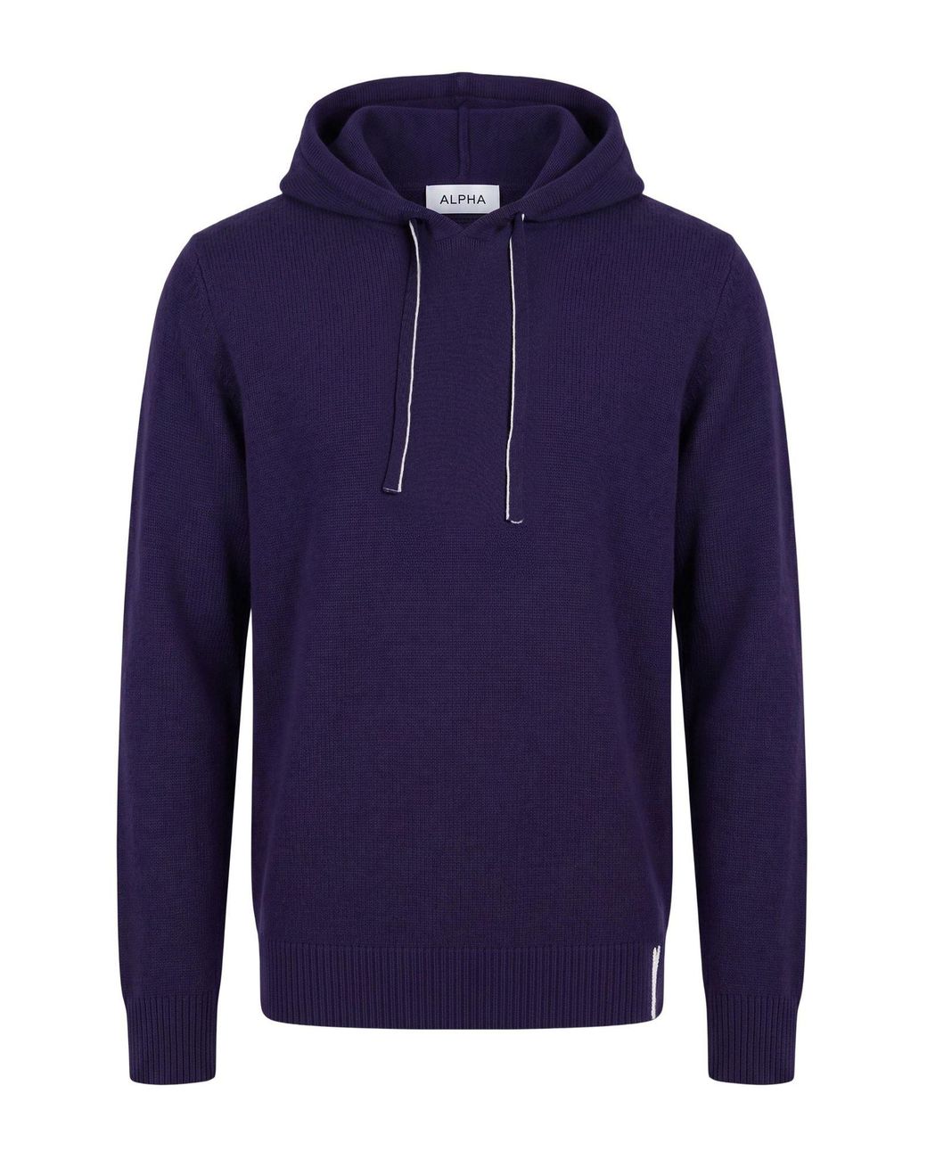 Alpha Studio Blue Sweater Geelong Wool for men