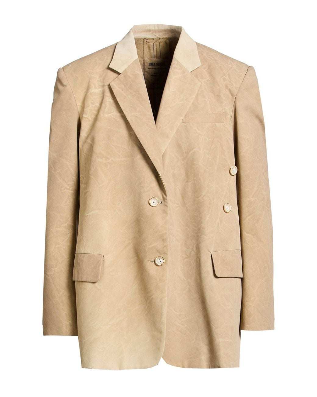 Uma Wang Natural Sand Blazer Polyester for men