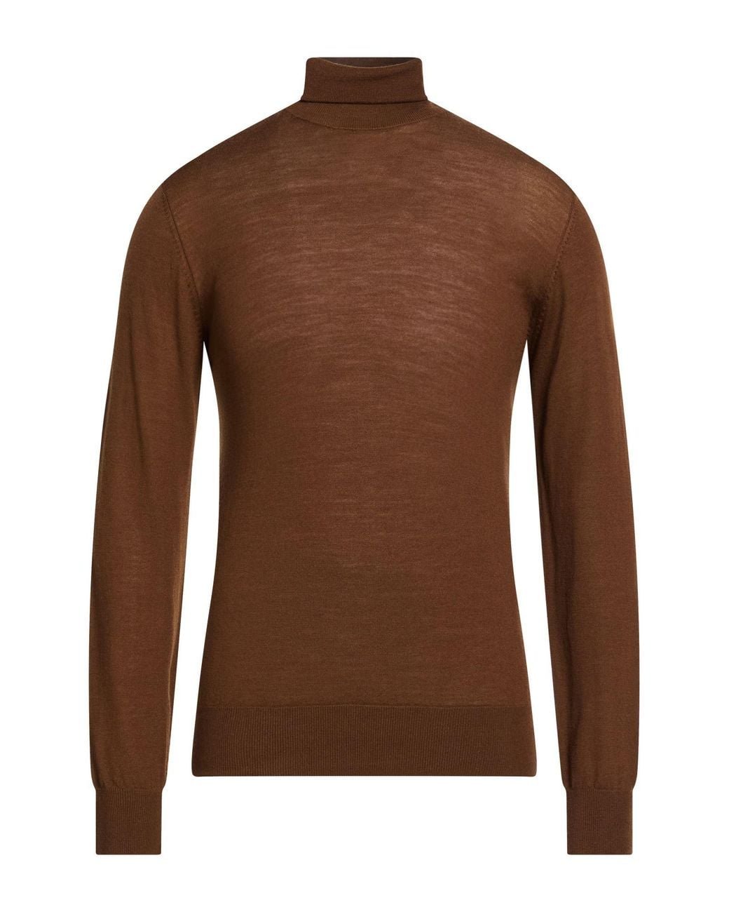 L.b.m. 1911 Brown Turtleneck Virgin Wool for men