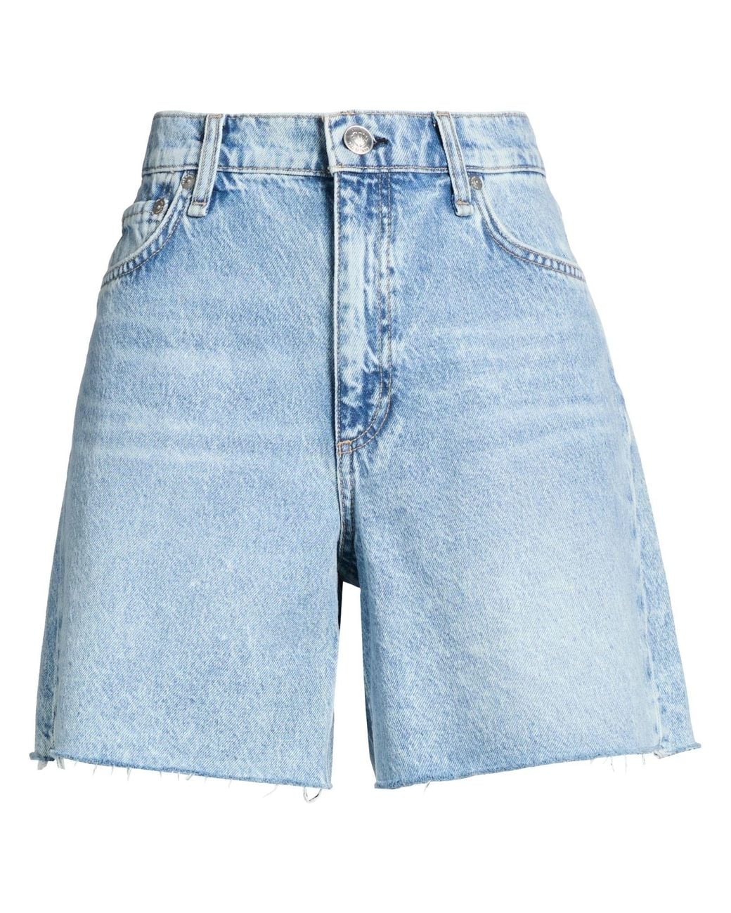 Rag & Bone Blue Denim Shorts Cotton