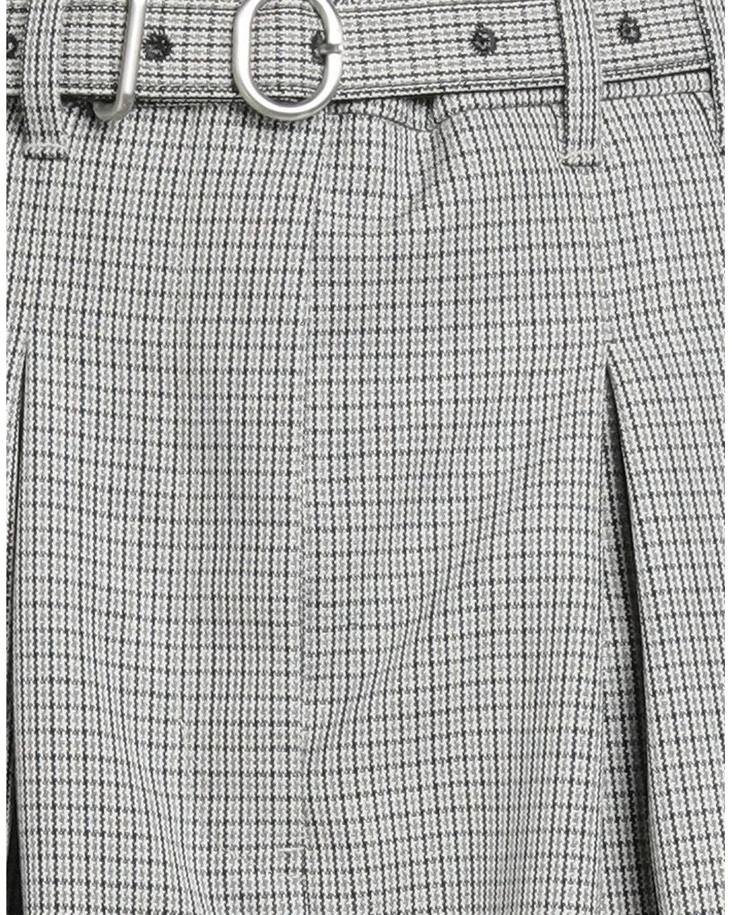 Jil Sander Gray Light Pants Virgin Wool