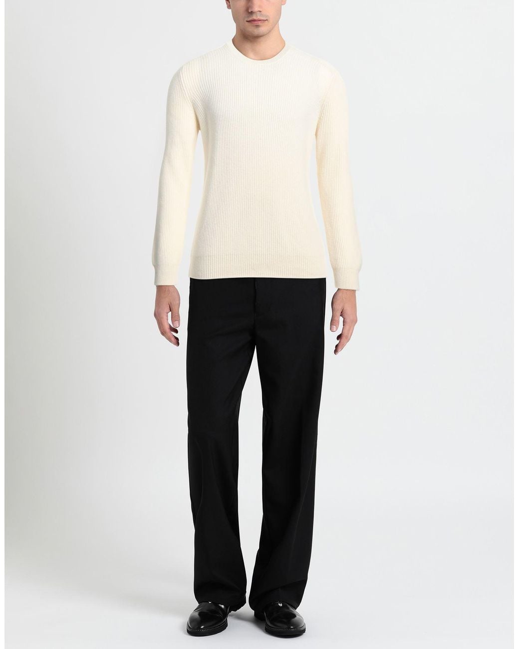 Gran Sasso White Sweater for men
