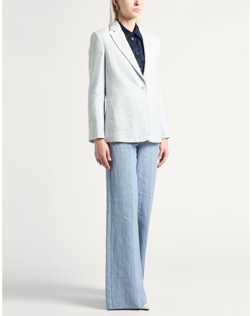 Eleventy White Blazer