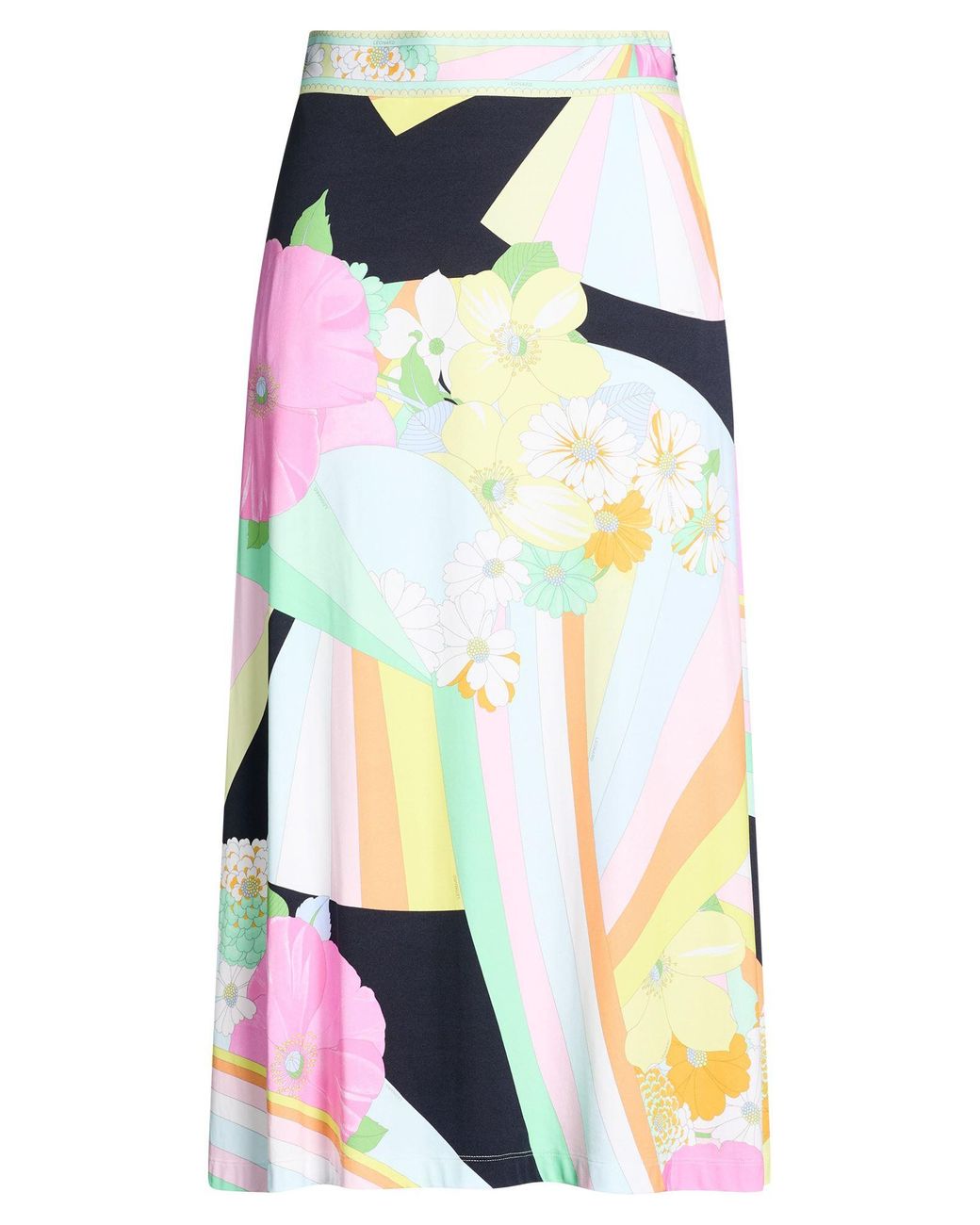 LEONARD Paris Blue Midi Skirt
