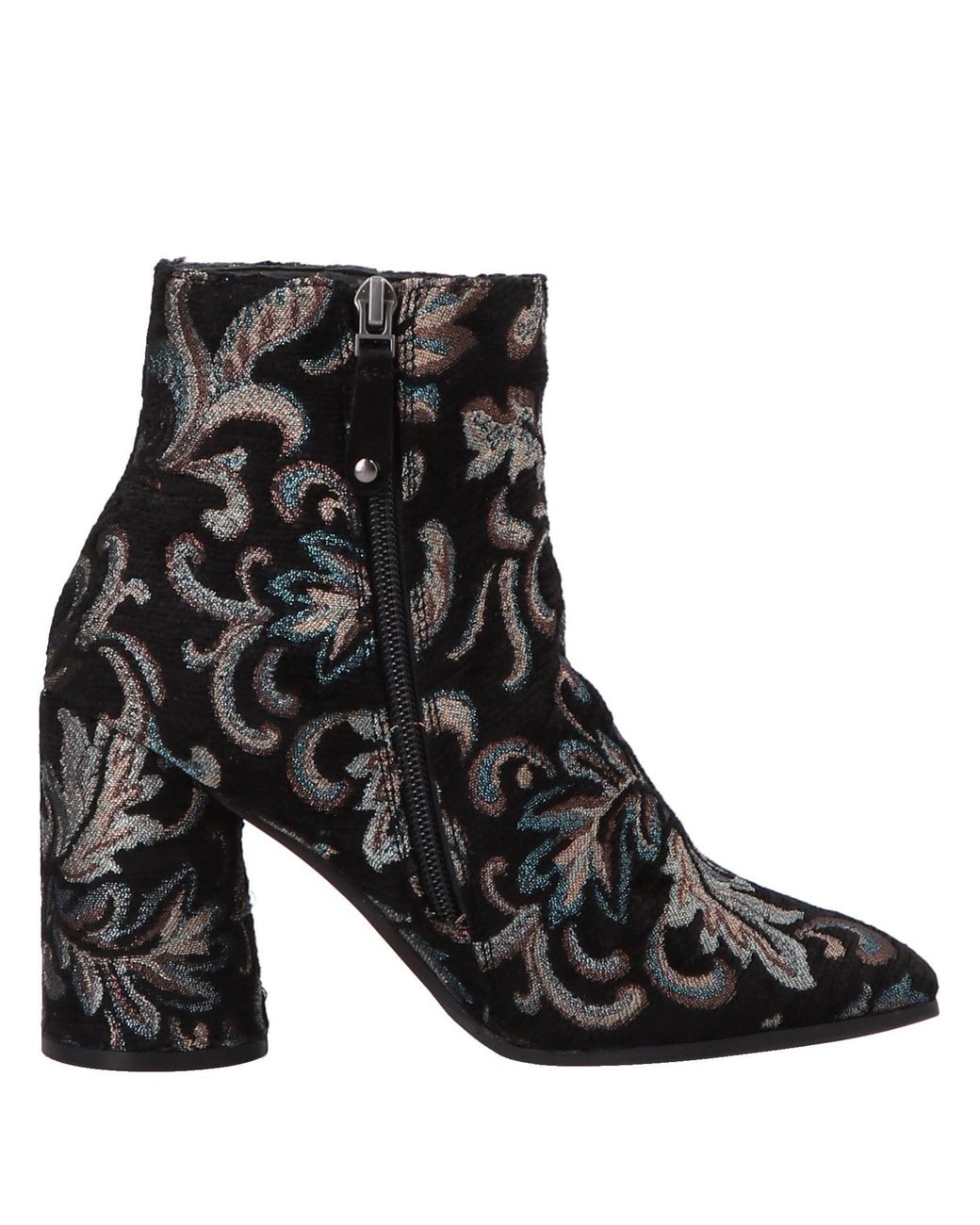 Elvio Zanon Black Ankle Boots