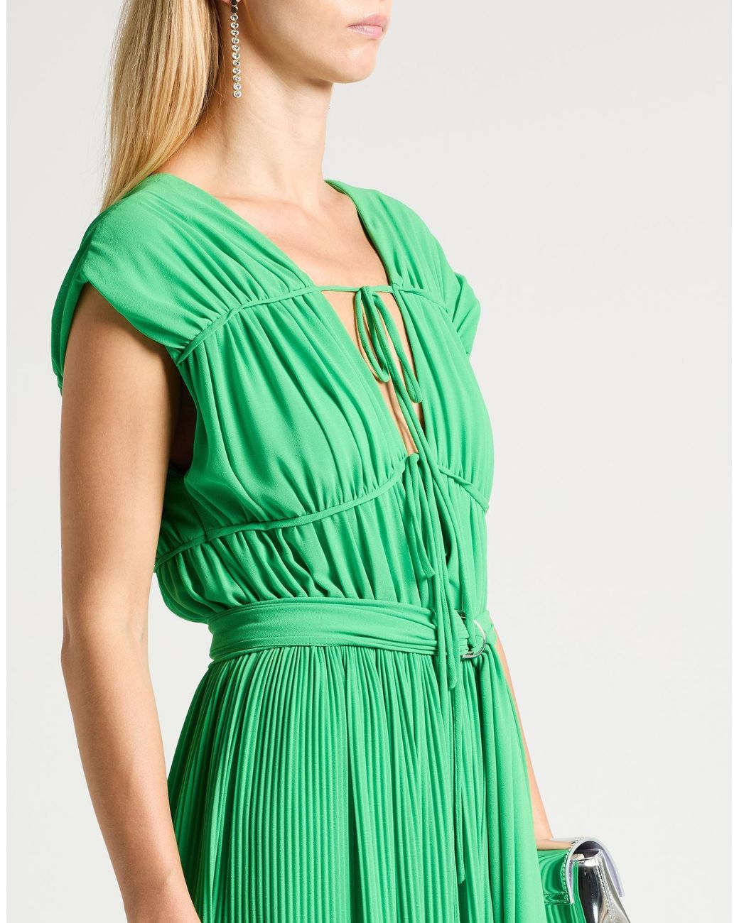 green emerald velvet dress Beatrice Dress-Sage  Love Olive Co