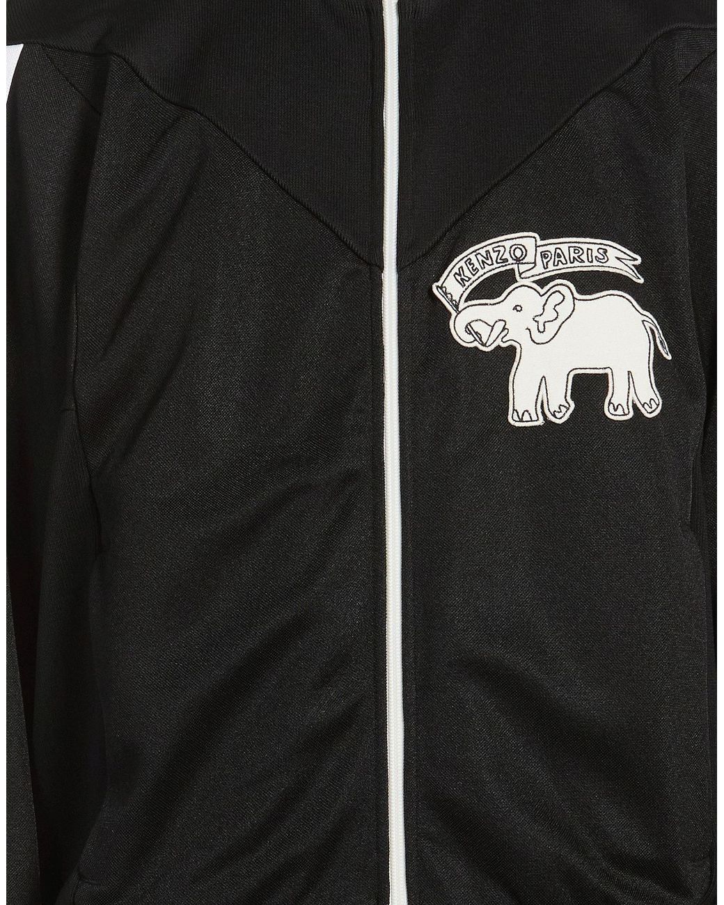 KENZO Black Sweatshirt Polyester, Viscose, Elastane for men