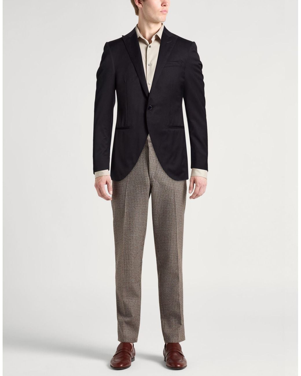 Corneliani Blue Blazer Virgin Wool for men