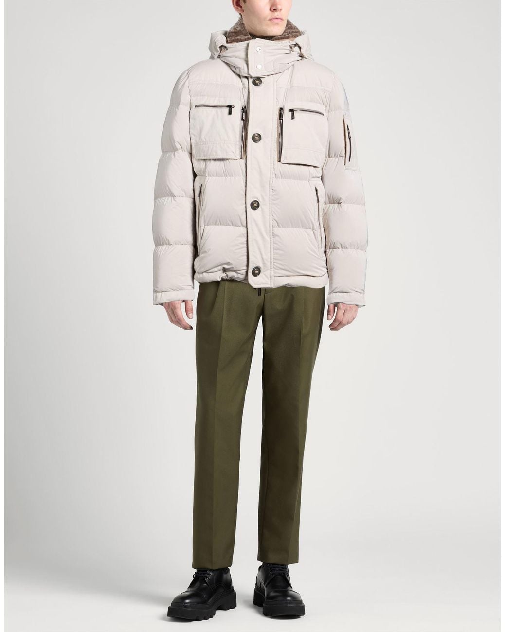 Cappotto di Moorer in Natural da Uomo